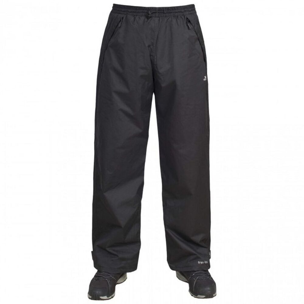 Trespass Mens Toliland Waterproof & Windproof Trousers / Black